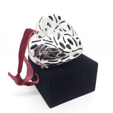 Coeur Art Deco de parfum solide Freesia du Cap